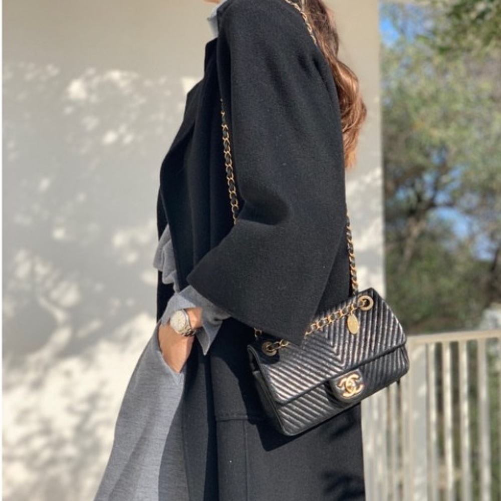 Chanel Chevron Surpique Bag Cruise Collection 2016